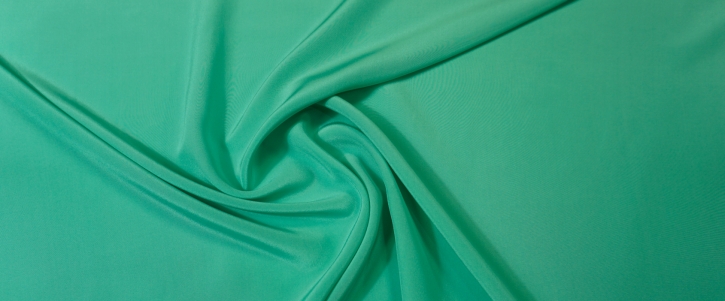 Seidencrepe - seegrün
