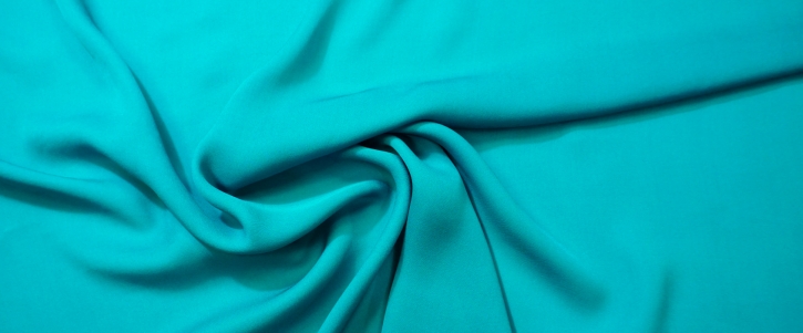 Silk georgette - turquoise