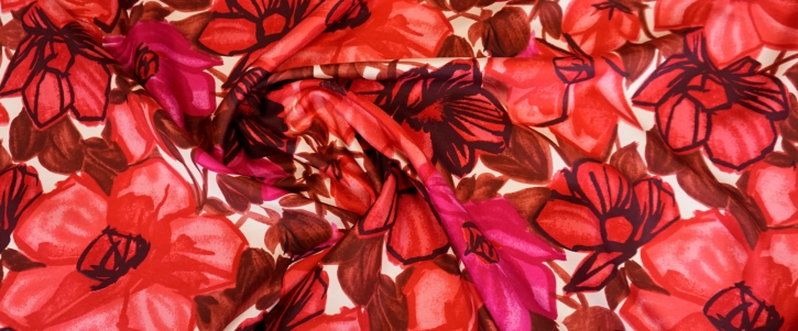 Seidentwill - rote Blüten