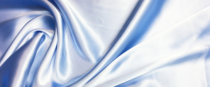 Silk - shimmering pale blue