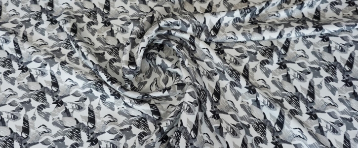 Silk twill - gray tones