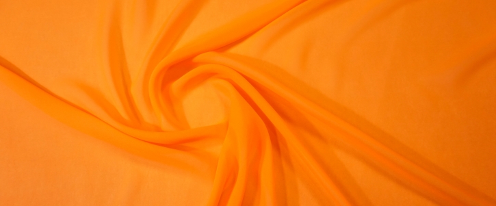 Seidenchiffon - orange