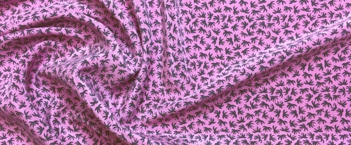 Silk crepe - scattered pattern