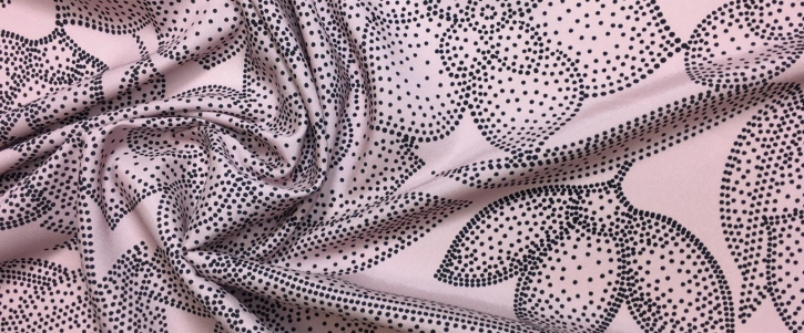 Silk stretch - dot pattern