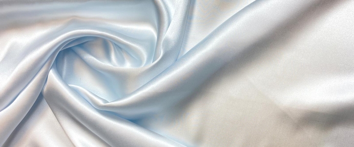 elastic silk - light blue