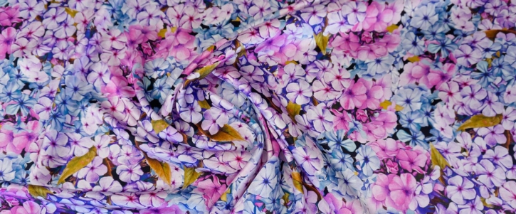 Silk satin - hydrangea flowers