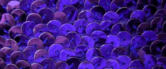 Pailletten Stretch 30 cm violettblau