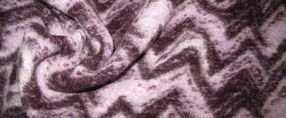 Fleece - grau und lila