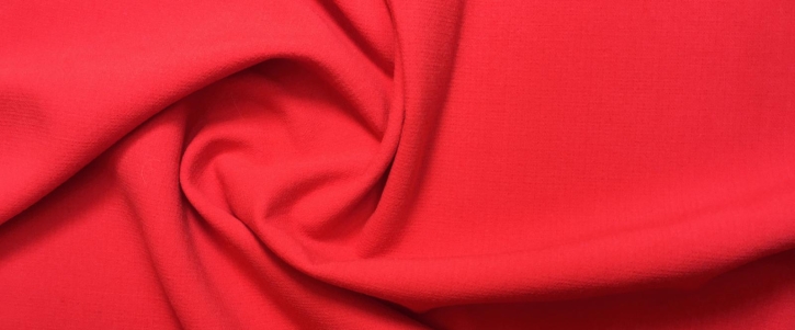 elastic virgin wool - bright red