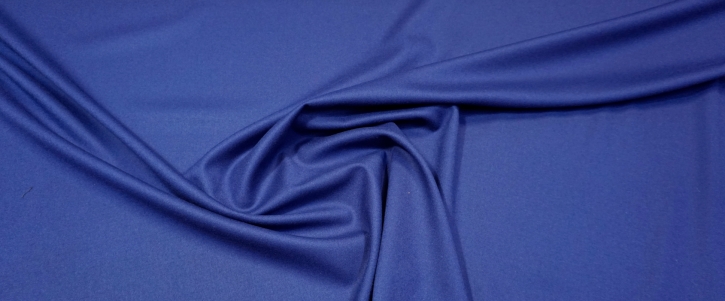 Virgin wool stretch - royal blue