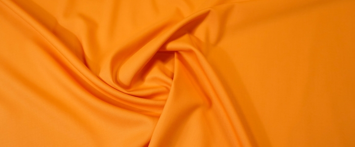 Virgin wool stretch - strong orange