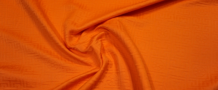 Cotton cloque - orange