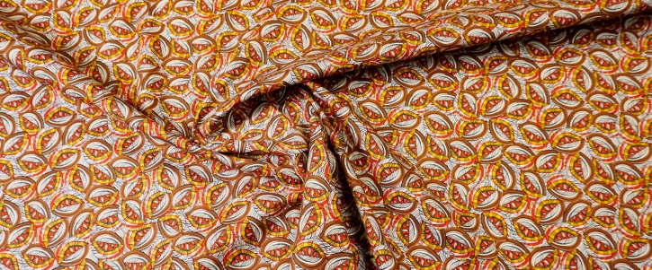 Baumwollstretch - organisches Muster