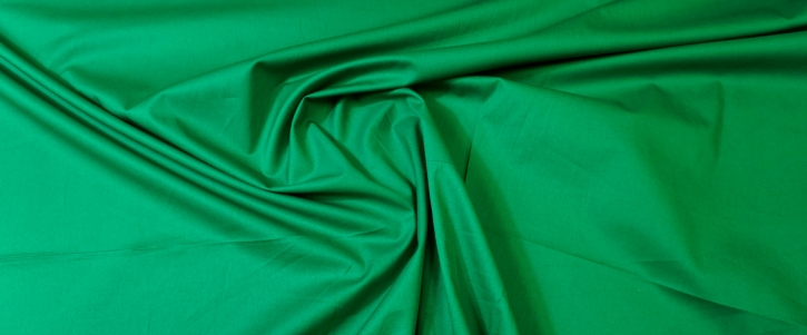 Baumwollstretch - smaragdgrün