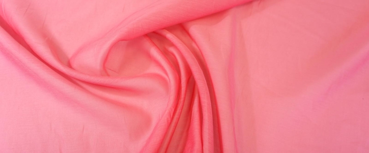 Baumwolle mit Seide - pink