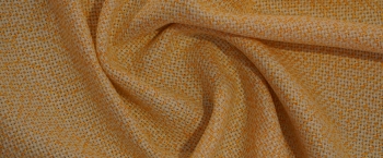 dünne Baumwollmischung - orange/weiß