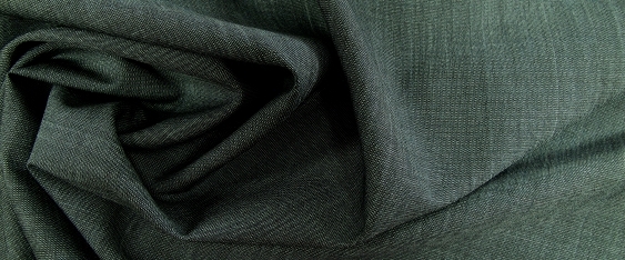 Schurwolle in Stretchqualität, grau-blau
