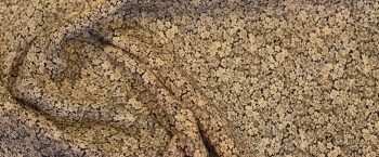 Viskose - beige Blümchen