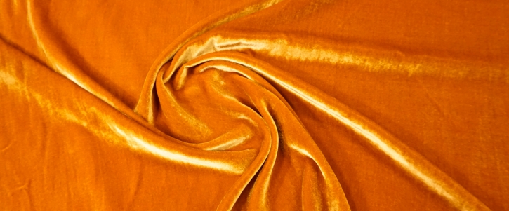 Silk velvet - caramel