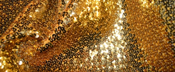 Paillette - 30 cm gold