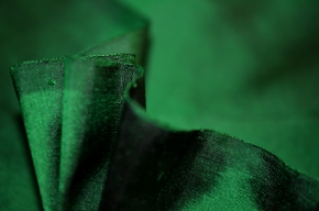 Dupion - smaragdgrün