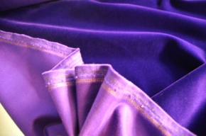 Cotton velvet - purple