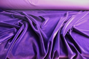 Cotton velvet - purple