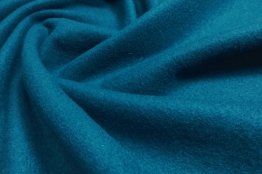 Kaschmir Double Face - petrol/braun kariert