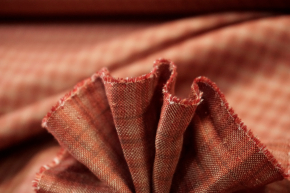 Cashmere with linen - woven check