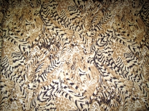 Baumwollstretch - animal print