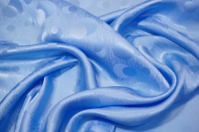 Silk jacquard - light blue