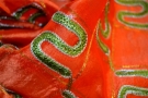 embroidered silk organza