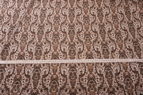 Silk stretch - brown pattern
