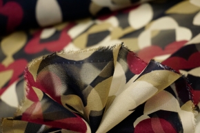 Silk chiffon - floral pattern