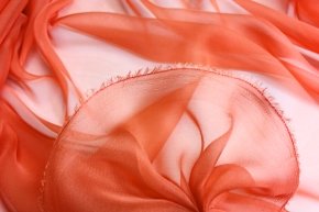 Silk chiffon - orange