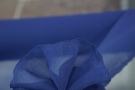 Seidenchiffon - tintenblau