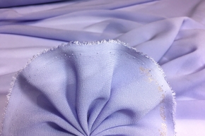 Seidengeorgette - hell-lila