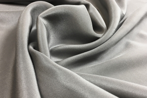 Seidencrepe - grau