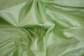 Dupion silk - fresh pea green