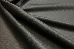 Lining silk - cube pattern, black