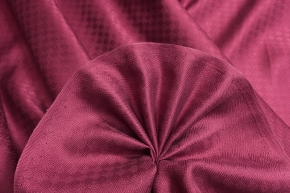 Lining silk - cube pattern, cherry red