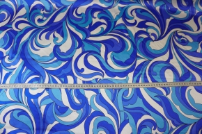 Silk stretch - shades of blue