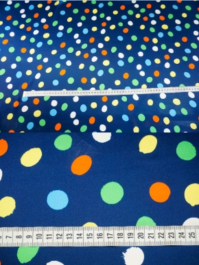 Silk stretch - polka dots