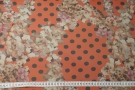 elastic chiffon flowers and polka dots