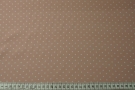 Seidenstretch - Polka dots auf rosa