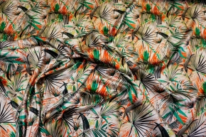 Silk stretch - palm leaves