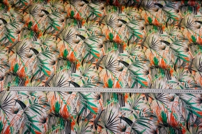 Silk stretch - palm leaves