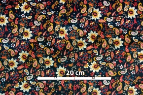 Seidensatin - Paisley