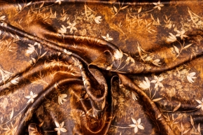 Silk with cotton-flowers