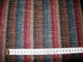 folk striped wool with viscose